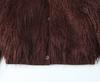 European & American Women's Spring 2025 Faux Fur Knit Cardigan