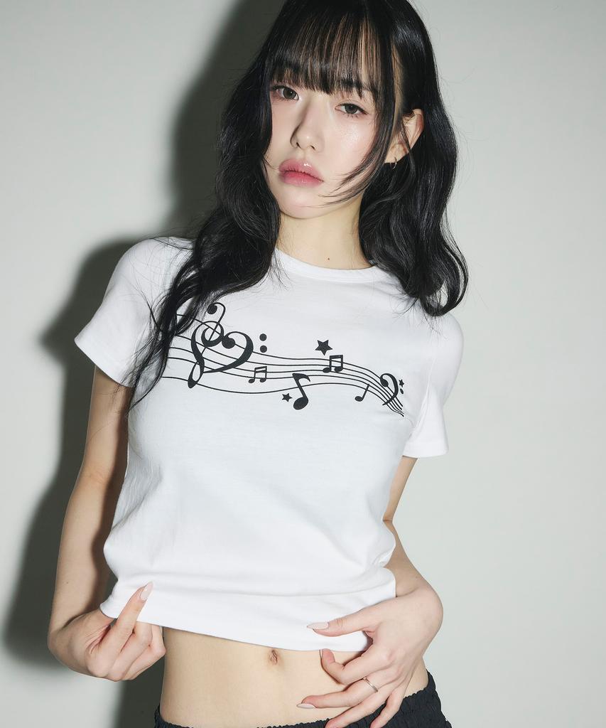 Seulliggeullou Feel My Rhythm T-Shirt [White]