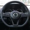 ABS Carbon Look Steering Wheel Decor Frame Trim For Nissan Versa  21 22