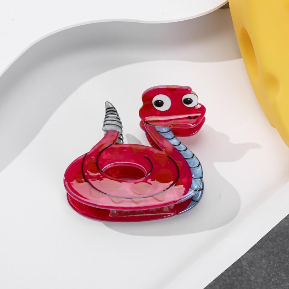 Acetic Acid Acetate Hair Claw Exquisite Shark Clip Creative Snake Hair Clip  Daily