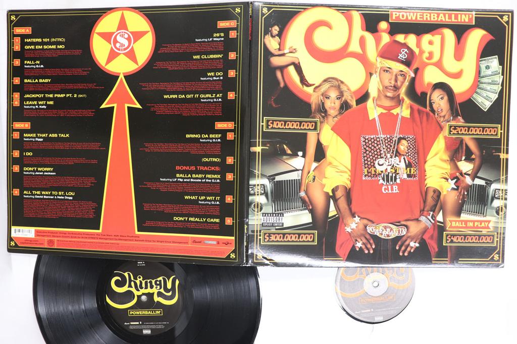 LP Record CHINGY Powerballin C1724359768618 CAPITOL 2004 US Rap HipHopRB Used