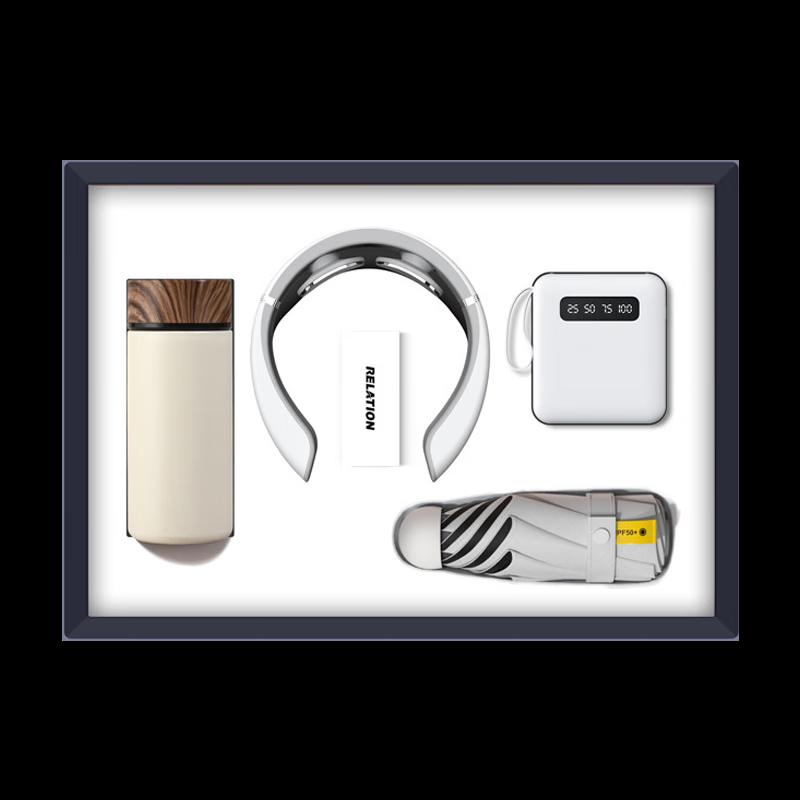ZhiMeiHuanQiu 4-in-1 Premium White Gift Set