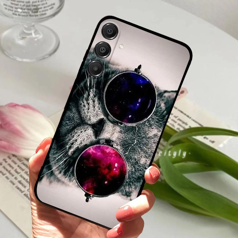 For Samsung Galaxy M35 5G Case SM-M356B Cute Animal Silicone TPU Frosted Phone Cover For Samsung M55 M55S M34 Coque Bumper Shell