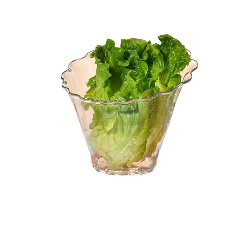 Transparent Plastic Slanted Serving Bowls