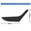 2-Doors Black Left and Right Interior Door Pull Handle Cover Panel Trim For VW Golf 6 GTI MK6 2009-2013 5K3868039A 5K3686040A