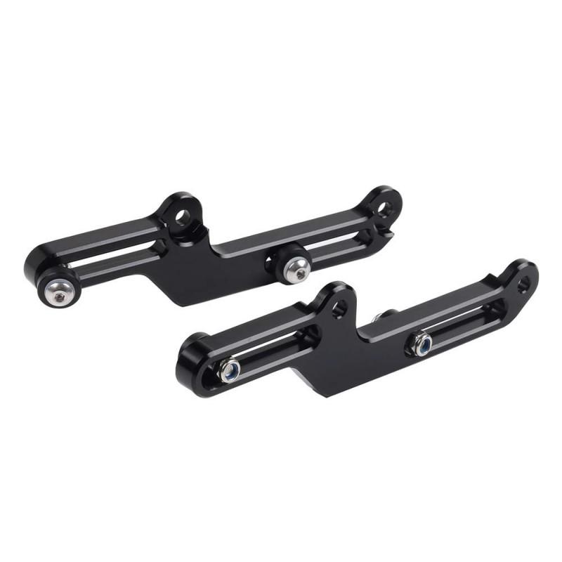 Adjustable Windshield Mount Bracket Honda CB500X 2017-2024 Black Windscreen Height Tilt Regulator