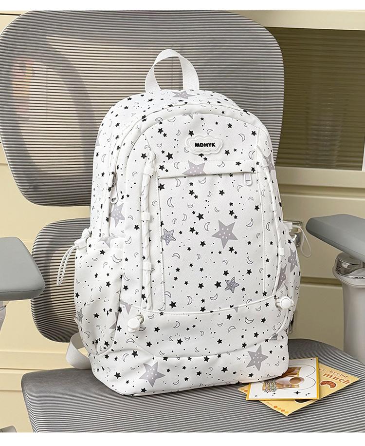 Schoolbag Starry sky clear feeling milk blue middle and high school students backpack Korean in sweet vitality girl travel shoulder