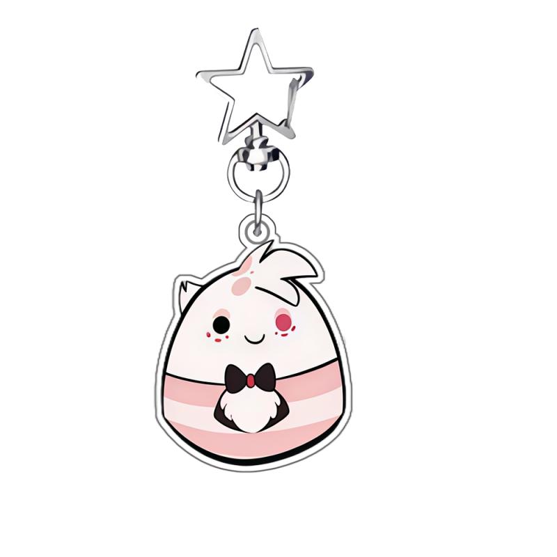 

Anime Acrylic Keychain for Stolas Blitzo Octavia Millie Q Version Key Ring Self-Made Acrylic Key Buckle Student Backpack Pendant