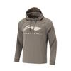 Li Ning Professional Basketball Series CBA Lettered Hooded Soft Comfortable Breathable Versatile Casual Sweatshirt Men Sweatshirt AWDU527-3