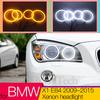For BMW X1 E84 2009 2010 2011 2012 2013 2014 2015 Xenon Headlight Switchback Cotton Light LED Angel Eye Dual Color