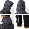 Rainwear Top and Bottom Set Water Resistance Waterproof Breathable Stretch M Black [Document] Men's S-4L 10,000mm