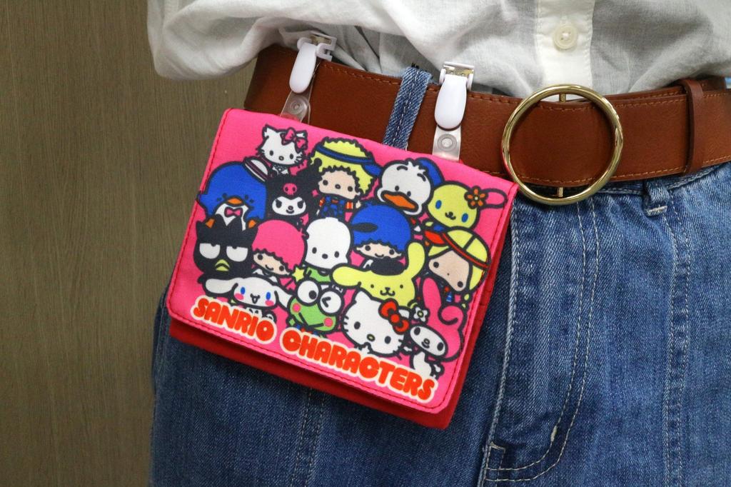 Marushin Pocket Travel Clip Sanrio H11 x x Characters 3065006900 Pouch, Pouch, Pouch, Characters, W14.5 D3cm, Many,