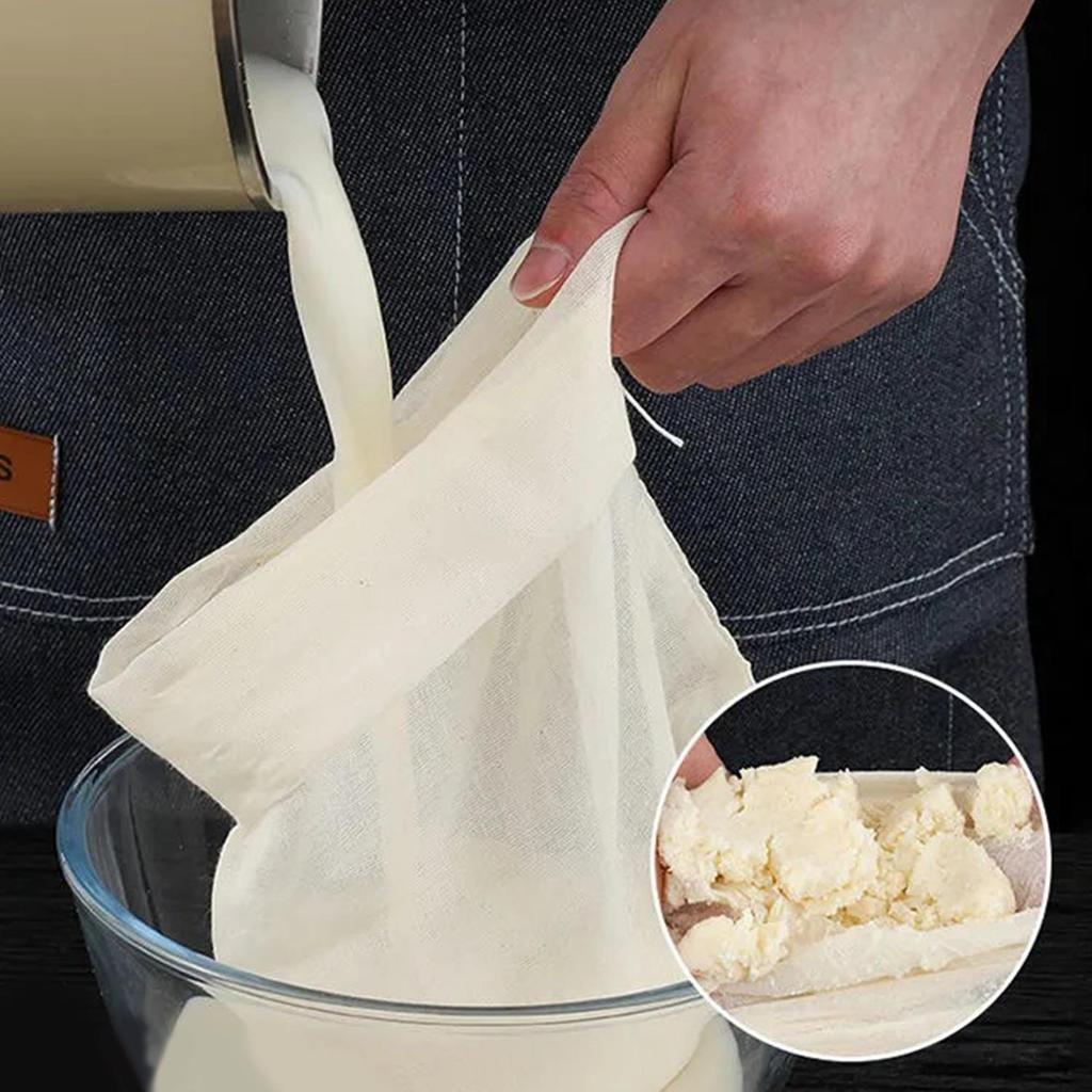 100 Mesh Wiederverwendbare Netz Sojamilch Nylon Filterbeutel Nuss Joghurt Tee Kaffee Öl Lebensmittel Pressfilter Siebe Groß Küchenfilterbeutel