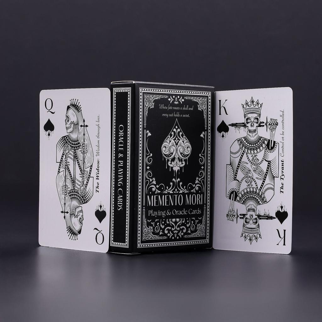 6x Memento Mori Gothic Playing & Oracle Cards