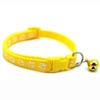 Pet Collar With Bell Cartoon Footprint Colorful Dog Puppy Kitten Adjustable Safety Ring Necklace Accessories