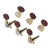 Guitar String Tuning Keys Pegs Machine Heads Locking Tuners 3R 3L Beveled Closed Oval