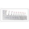 1000pcs Barbed Fishing Hooks 3 To 12 Sizes Steel Fish Hook with Barb Fishing Accessories for Outdoor