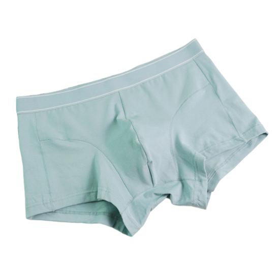 Pánské boxerské spodní prádlo Elastické Středně vyvýšené U-konvexní Jednobarevné Kalhotky Prodyšné Hladké linie Šortky Kalhotky Denní nošení