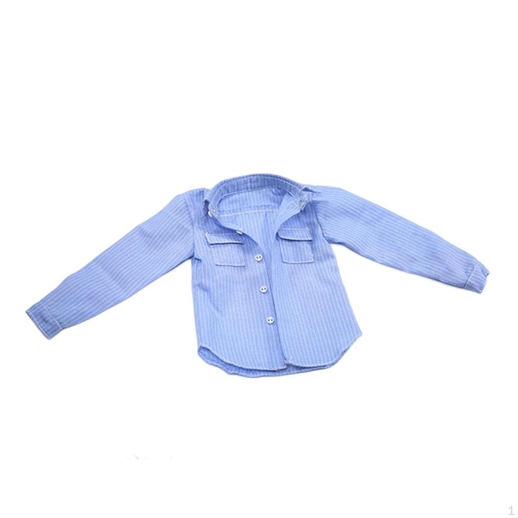 1/6 Doll Clothes Shirt Outfits for 12'' Action Figures Decor, Accessories, Accessory