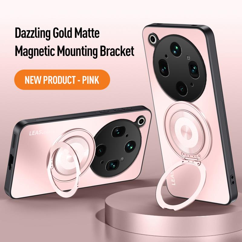 For OPPO Find X9 Ultra AG Frosted Magnetic Stand Holder Phone Case For OPPO Find X9ultra Shockproof Hard Back Cover Bumper