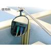 TRUSCO Inspection Antenna-Type Mirror, Round, 100mm, TT-100M