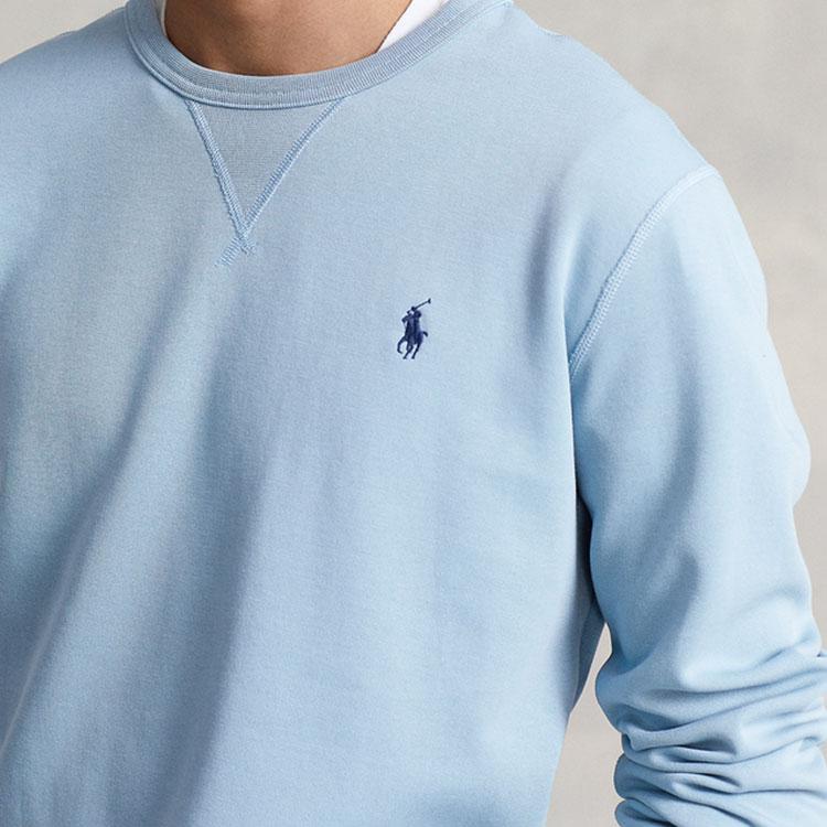 Polo Ralph Lauren Ss22 Crew Neck Sports Sweatshirt Men Sweatshirt Light-Blue MNPOKNI16821860-400