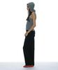 PARTIMENTO WOMEN Studded Hoodie Knit Top_Melange