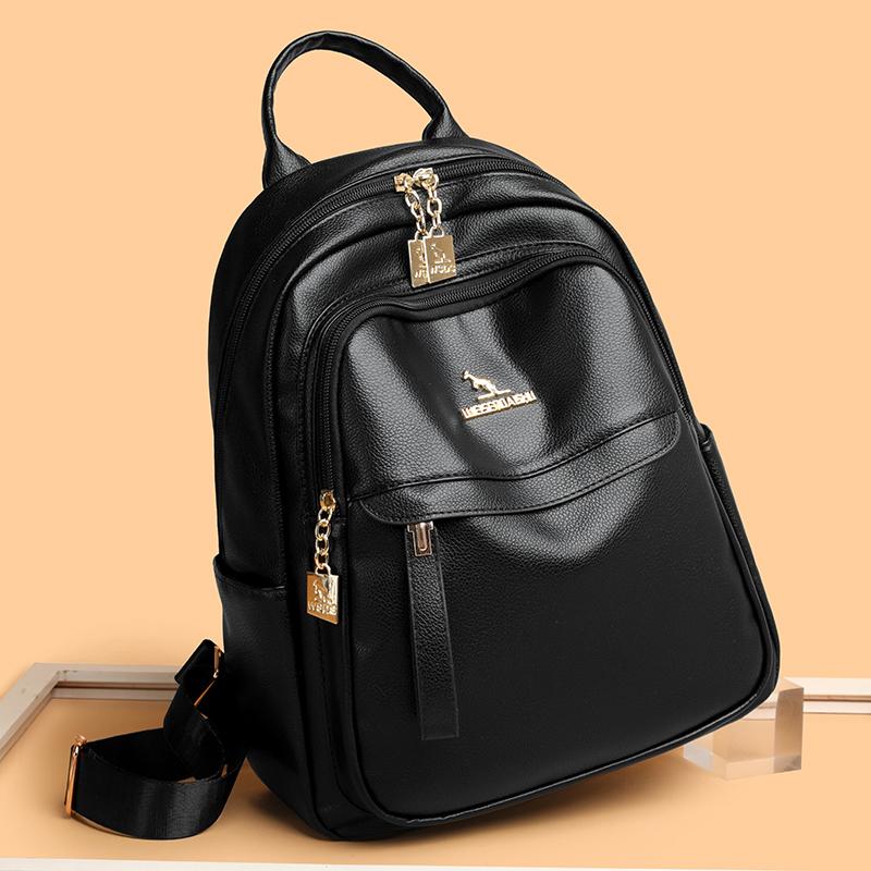 PU Backpack Women Large Capacity Travel Backpack