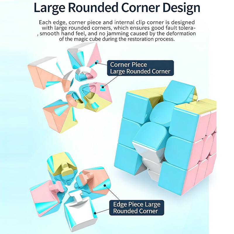 3X3 Cube Drifting Cube Magnetic Three-Level Smooth Children'S Educational Toy Beginner'S Gift