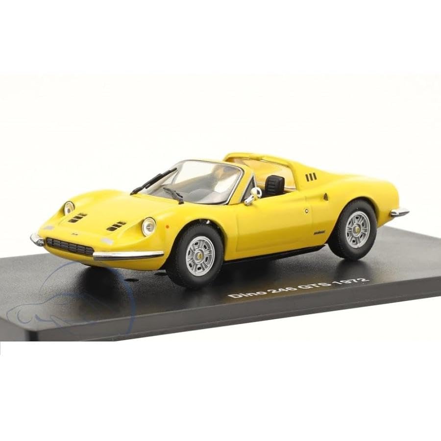 

ALTAYA 1/43 Scale Ferrari Dino Diecast Car, Ferrari Dino 246 GTS Spider Open 1972 (Yellow) [Parallel Import]
