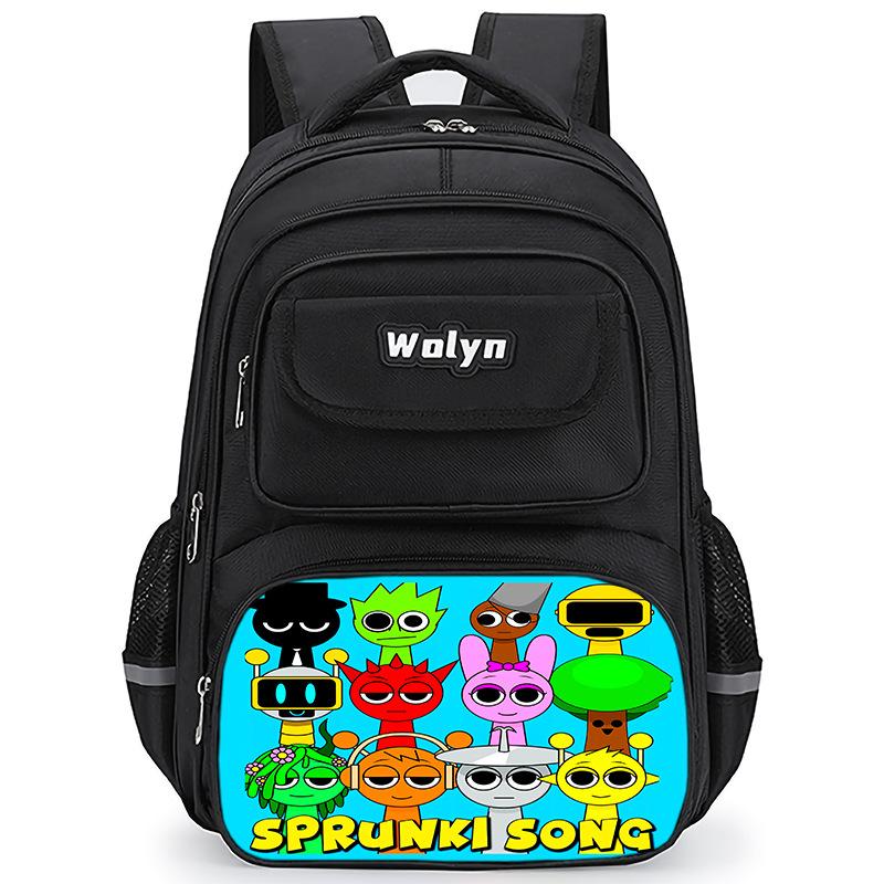 Rhythm Box Sprunki Gioco Zaino Anime Zaino Studente Zaino Scolastico Borsa Multifunzionale