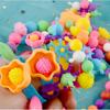 200pcs Large Particles Pop Beads Snap Bead DIY Jewelry Kit Bracelet Making Kit  Birthday Gifts