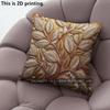 Vintage Blattgold-Druck Kissenbezüge Muster Kissenbezug Geeignet für Sofa Schlafzimmer Auto Kissenbezug
