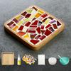 Handmade Diy Mosaic Cup Mat Bottom Bamboo Pad Early Education Free Creation Handicraft Toys