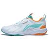 Li Ning Ace Badminton Shoes Unisex Low top White/Green/Orange AYTT001-2