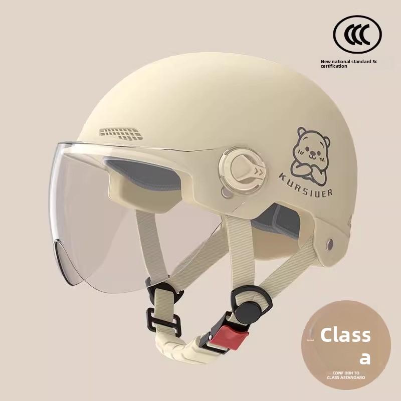 Electric Vehicle Helmet Men and Women Large Summer Breathable Four Seasons Universal Safety Helmet Half Helmet