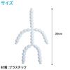 ENN LLC Toy Skeleton Plush Toy, Bones, Framework, Core, Handmade Doll Kit, Skeleton Parts, Joints, 20cm (Set of 1)