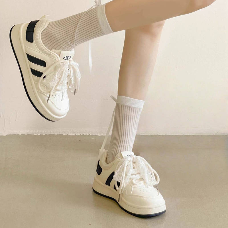 Thick-soled Women's Autumn New Casual Board Shoes Niche Shoes Women's Shoes Versatile Student Bread Shoes