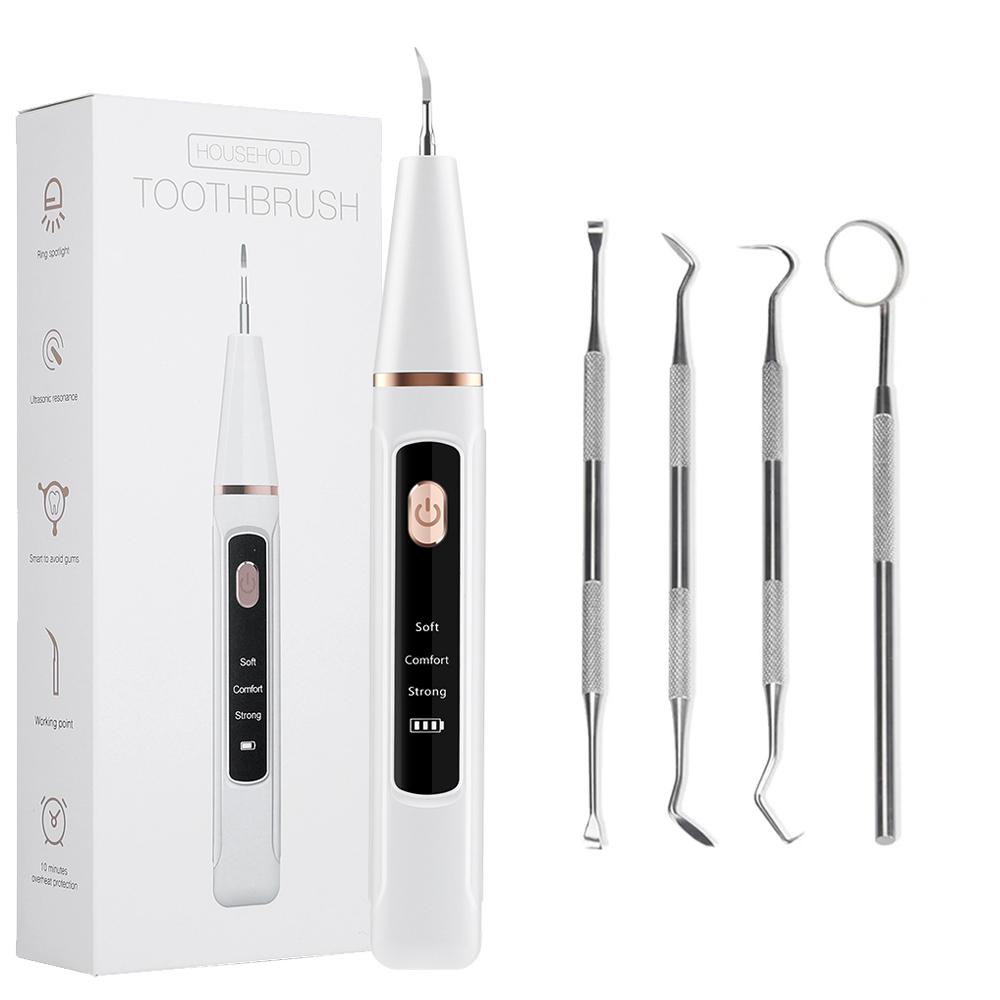 Pulitore Elettrico Sonico per Denti Scaler Dentale ad Ultrasuoni per Tartaro Macchie Pietra Dentale Rimozione Strumento Sbiancante per Denti