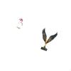 Flamingo Winged Resin Sculpture Modern Figurine Feng Shui Ornament for Home Garden Fireplace And