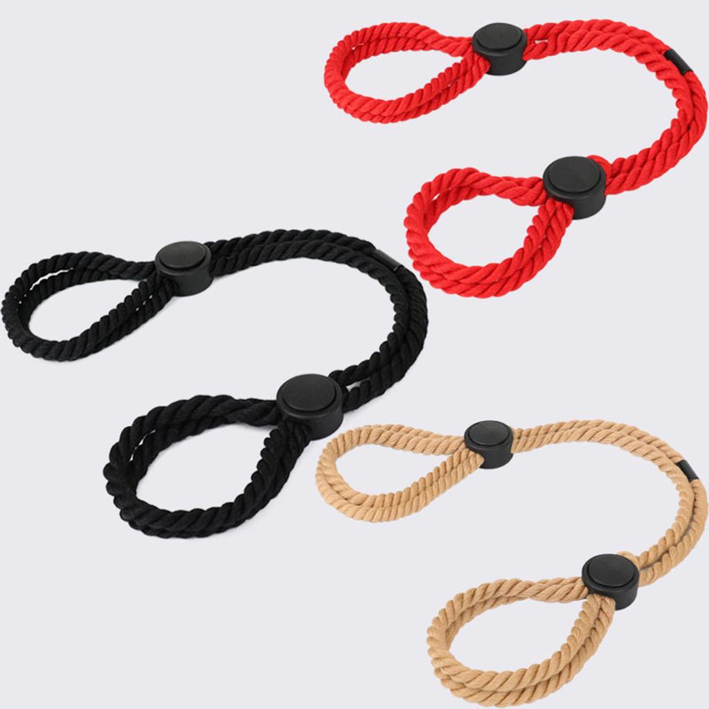 Soft Cotton Handcuffs Couple Hand Leg Restraint Cuffs Adjustable Sexope Handcuff Adult Female Bondage Gears 18+ Sex Product