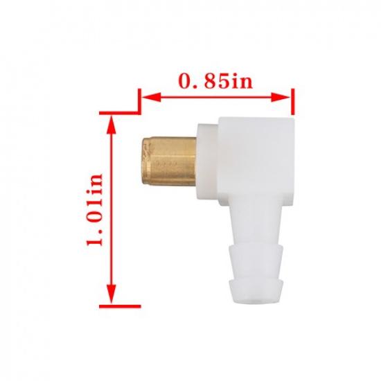 Vergaser Kraftstoff Winkelstück Schlauch für 692317 493496 494451