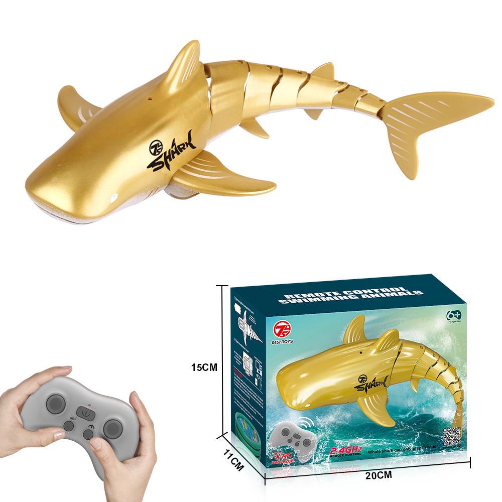 2.4G Remote Control Electric Shark Toy - Wireless Charging Water Toy for Kids