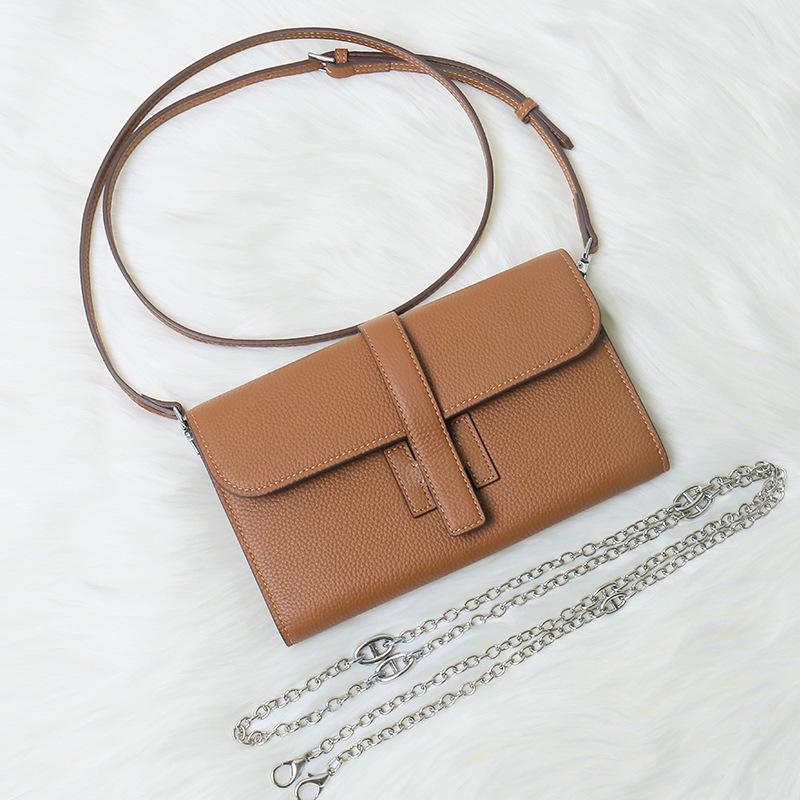 Pierwsza warstwa skóry bydlęcej długi damski portfel nowy świński nosek wielofunkcyjna torebka skórzany portfel