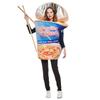 Adult Seafood Cup Noodles Costume Men Halloween Instant Noodles Cosplay in Party