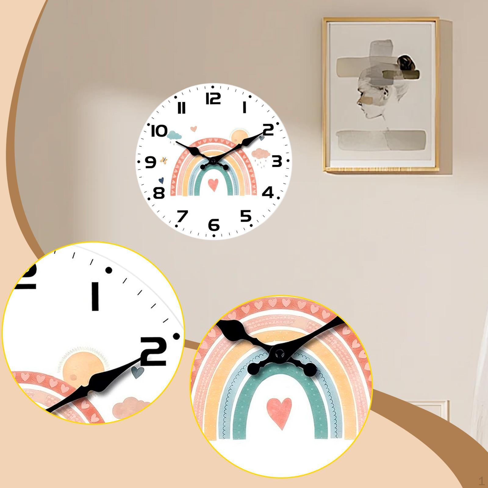 

Decorative Silent Acrylic Wall Clock with Easy-to-Read Arabic Numerals, Elegant And Stylish Design, 25CM