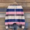 Long Sleeve Pullover Sweaters For Women O Neck Casual Cute Printing Knit Oversized Sweater