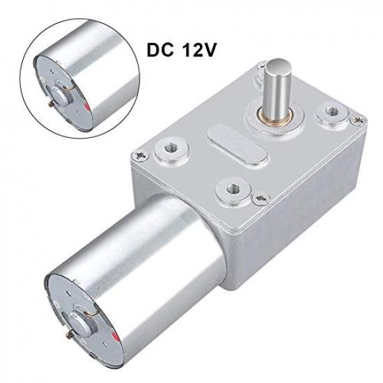 DC 12V Electric Gear Motor Reversible Turbo Mini Motor Geared Reduction Micro Reducer 20RPM