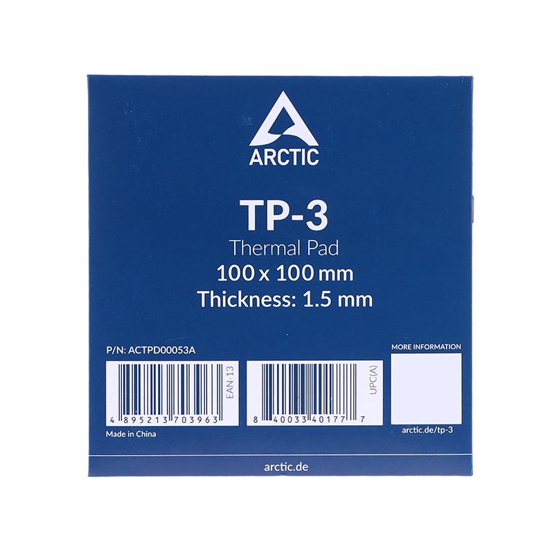 Arctic Tp-3 100X100Mm 0.5/1/1.5Mm Thickness Thermal Pad High Performance Particularly Soft Ideal Gap Filler Bridging Gaps