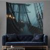 Fantasy Piratenschiff Wandteppich